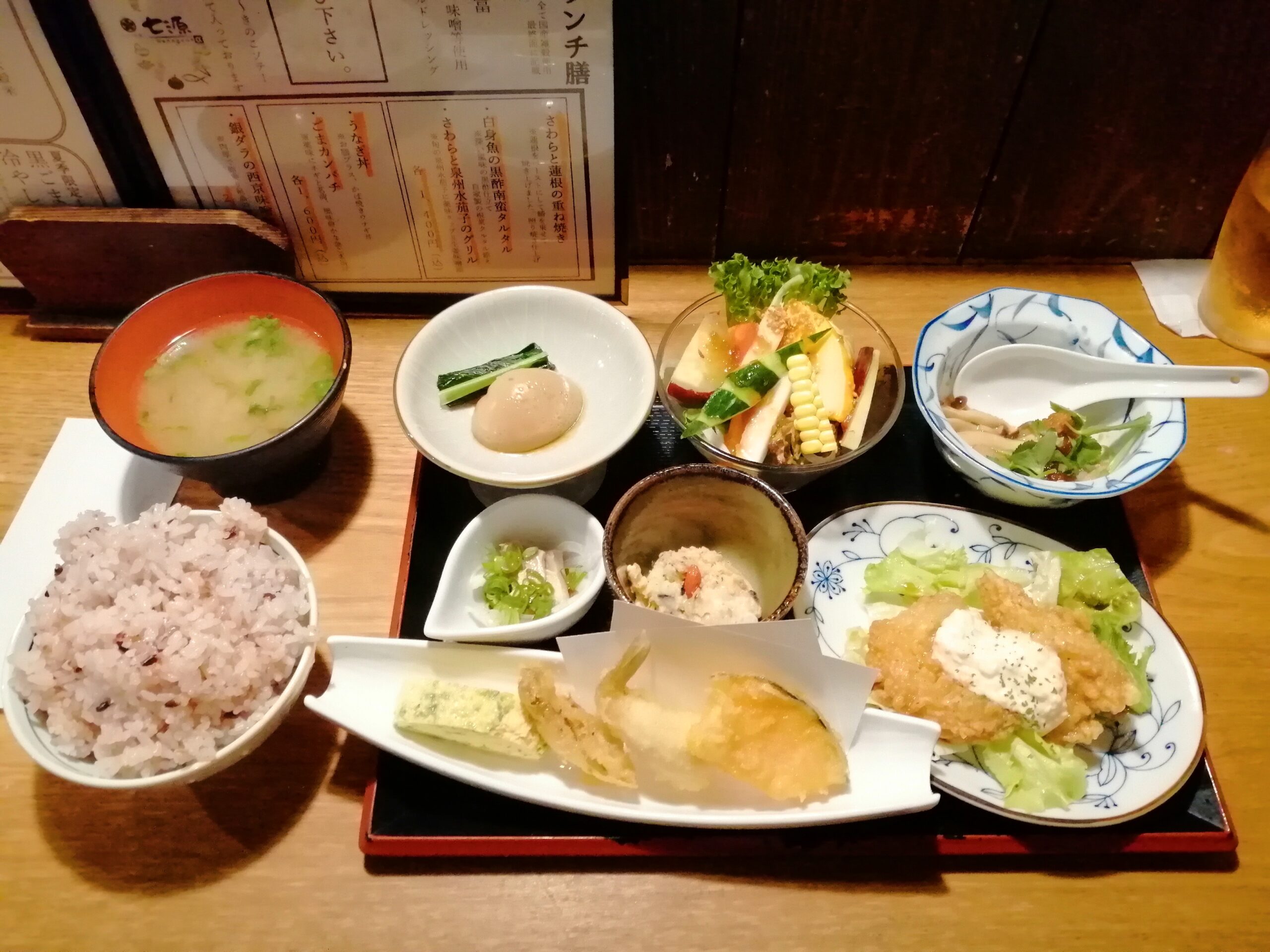バランス食堂 七源 福島店(大阪/新福島)「七源バランスランチ膳」1400円